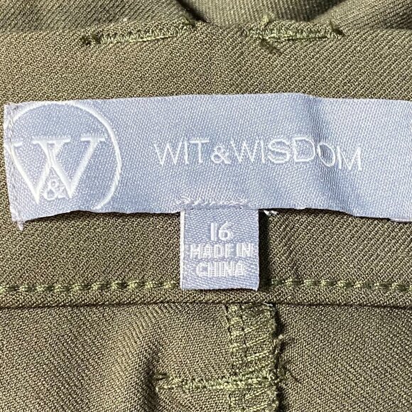 'Absolution Wit Wisdom Green High Rise Pants - Picture 5 of 10